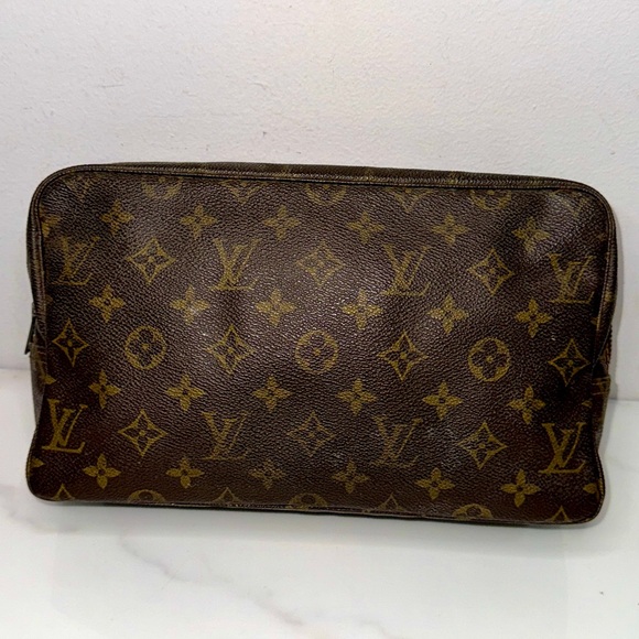 Auth LOUIS VUITTON large Toilette Pouch - Picture 5 of 11
